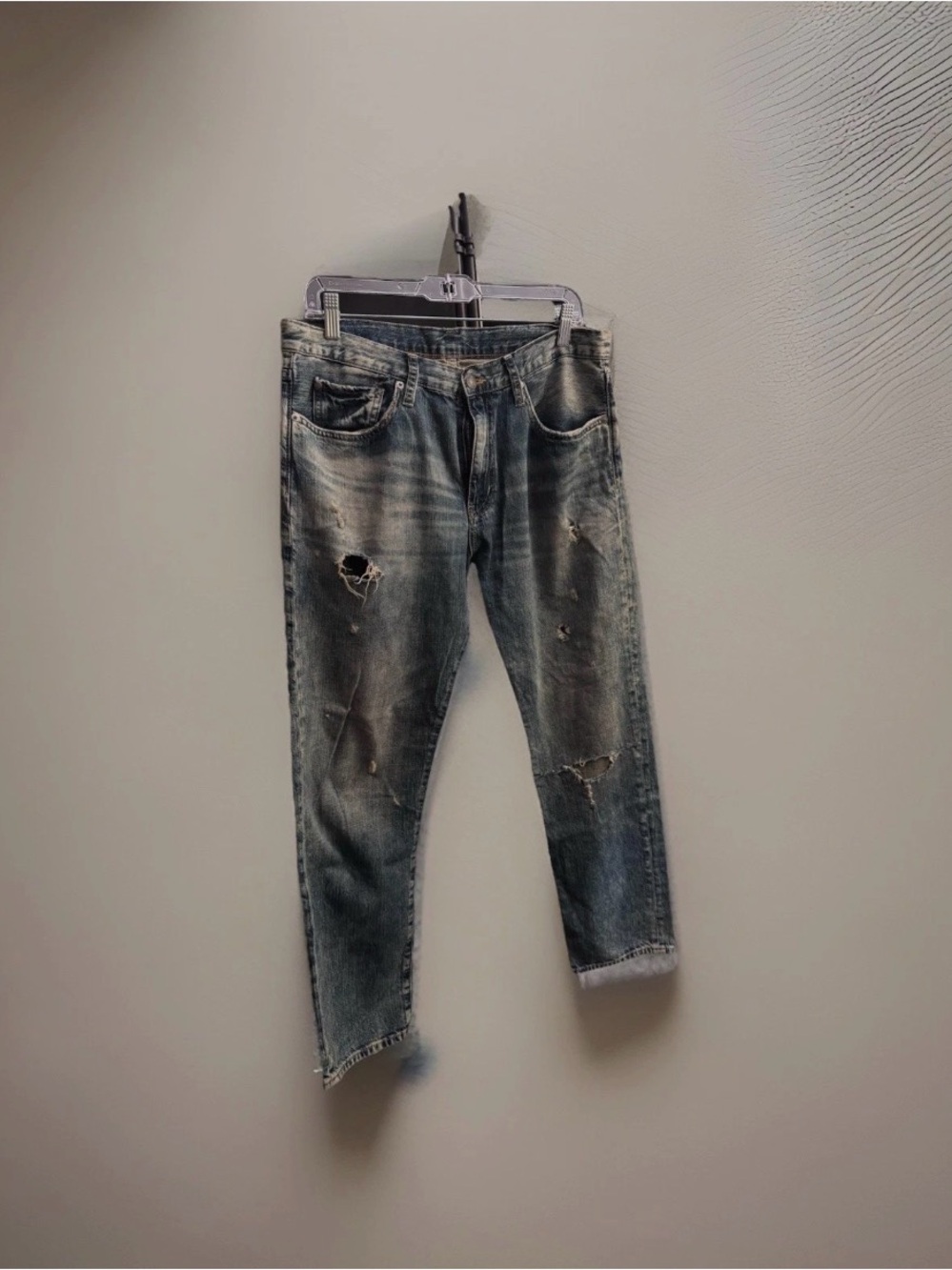 Denim Supply Ralph Lauren Women's Distressed Skinny Boyfriend Jeans Size 29